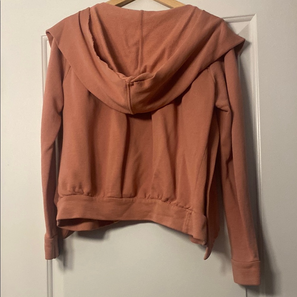 Rust Orange Zip-Up Jacket - Picture 5 of 5